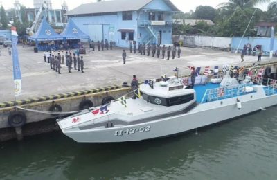 Kondisi pengamanan oleh TNI AL. (Ist)