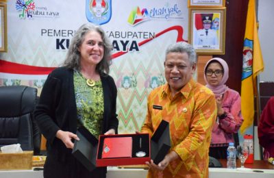 Tim USAID Iuwash mengunjungi Pemkab Kubu Raya. (Ist)