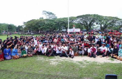 Peringatan 76 Tahun Peristiwa Merah Putih di Sangasanga. (Ist)