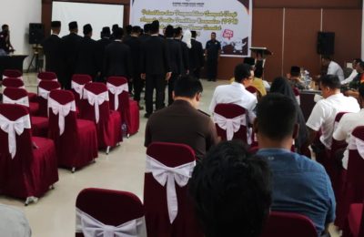 Panitia Pemilihan Kecamatan (PPK) di Kabupaten PPU dilantik. (NBP)