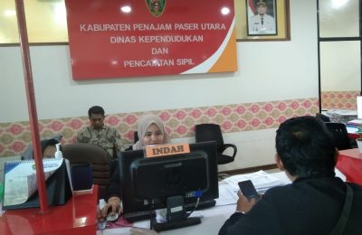 Perekaman KTP Elektronik di Kabupaten PPU. (Ist)