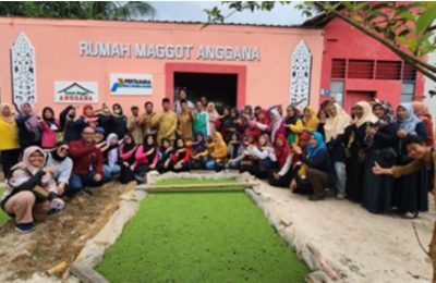 Kembangan Kapasitas Masyarakat, Pertamina Hulu Sanga Sanga Gelar Pelatihan Budidaya Lalat Hitam. (Ist)