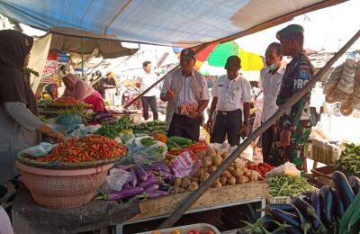 Sidak ketersediaan bahan pangan di Palangka Raya. (Ist)