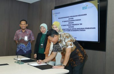 PT Bank Syariah Indonesia (BSI) bersinergi dengan Bank KB Bukopin Syariah (KBBS). (Ist)