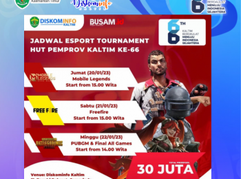 Lomba E-Sport di Kalimantan Timur sembari melakukan edukasi literasi digital. (Ist)