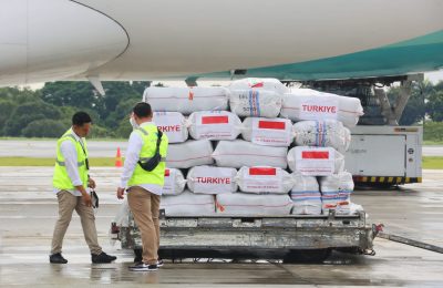Bantuan kemanusiaan dari Pemerintah Republik Indonesia untuk korban gempa Turki. (Ist)