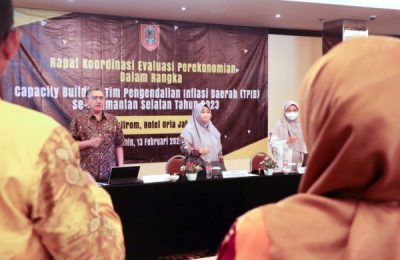 Capacity Building Tim Pengendalian Inflasi Daerah (TPID) se-Kalsel. (Ist)