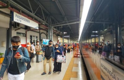 Aktivitas Station Kereta Api. (Ist)