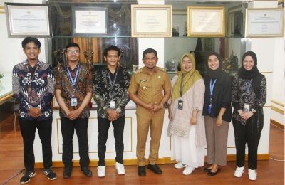 Tim ITK saat audiensi dengan Bupati PPU, Hamdam. (Ist)