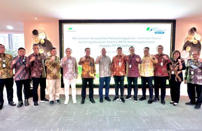 PT Pegadaian bersama BPJS Ketenagakerjaan menjalin kerjansama dengan membuka pelayanan di outlet Pegadaian. (Ist)