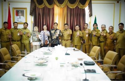 Kunjungan Tim observasi desa anti korupsi. (Ist)