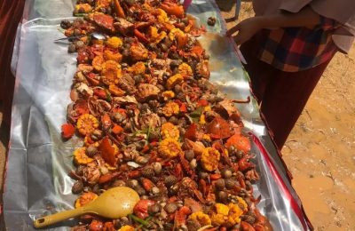 200 Kilogram Boga Bahari Disajikan Bagi 400 Pengunjung Festival Seafood. (Ist)