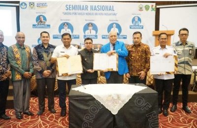 MoU Pemkab PPU dengan Universitas Fajar Makassar. (Ist)