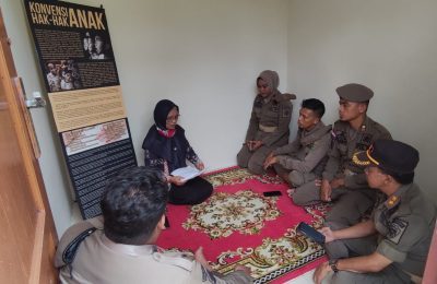 Satpol PP Kabupaten PPU siap siaga pengamanan RBRA Taman Rozeline PPU. (ESY)