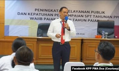 Menteri Keuangan Sri Mulyani mencopot Rafael Alun Trisambodo (RAT) dari jabatannya di Direktorat Jenderal Pajak (DJP). (Courtesy: Facebook KPP PMA Dua)