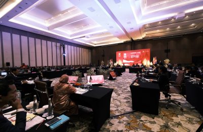 Suasana ASEAN National Tourism Organization (NTO’s) Meeting di Hotel Marriot Yogyakarta, Kamis (2/2/2023) sebagai rangkaian acara ASEAN Tourism Forum (ATF) 2023 yang digelar Kemenparekraf 2-5 Februari 2023. (Dok Biro Komunikasi Kemenparekraf)