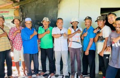 Kepala DPKP Kaltara, Heri Rudiyono melakukan kunjungan ke Pulau Sebatik, Kabupaten Nunukan. (Ist)