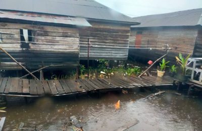 Sungai Arut, Pangkalan Bun, Kabupaten Kotawaringin Barat. (Ist)