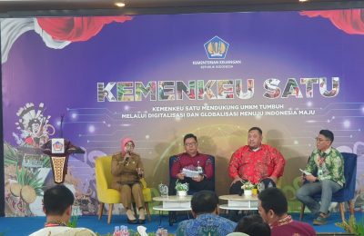 Kegiatan Sinergi Pemberdayaan UMKM Kemenkeu Satu Lingkup Kalteng, yang dilaksanakan di Kanwil DJPb Provinsi Kalteng. (Ist)