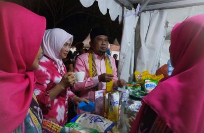 Bupati PPU, Hamdam bersama Isteri. (Ist)