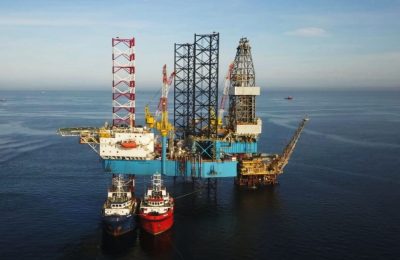 Kegiatan pengeboran offshore di South Mahakam. (Ist)