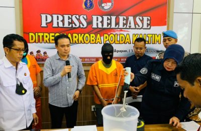 Pemusnahan Barang Bukti (BB) Narkoba Jenis Sabu-sabu. (Ist)