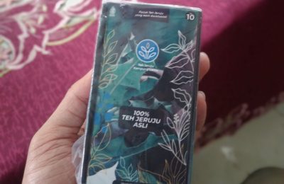 Produksi Teh Daun Jeruju . (Ist)