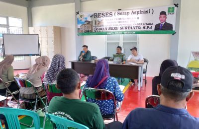 Anggota DPRD Kabupaten PPU, Irawan Heru Suryanto menggelar Reses. (Ist)