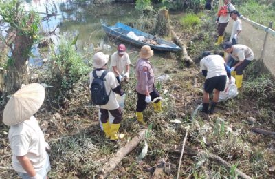 Pertamina EP (PEP) Sangasanga Field menggelar kegiatan bersih sungai. (Ist)