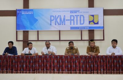 Pertemuan Konsultasi Masyarakat (PKM) terkait Rencana Tindak Darurat (RTD) Bendungan Sepaku Semoi. (Ist)