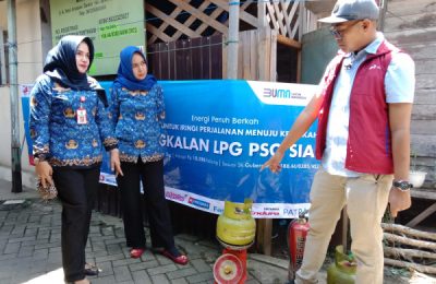 Pemantauan stok arus distribusi kuota gas LPG 3 kg bersubsidi. (Ist)