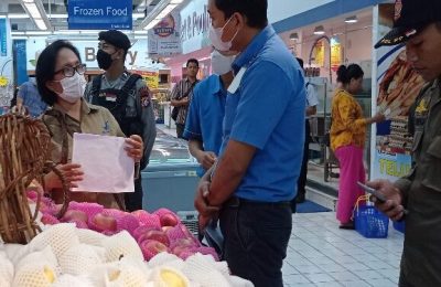 Pengecekan makanan dan minuman (Mamin) kedaluwarsa. (Ist)
