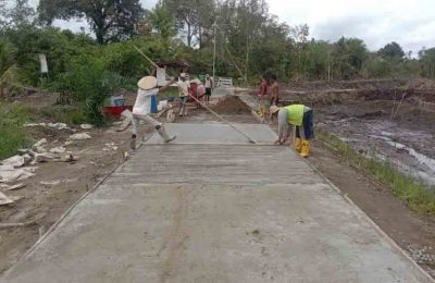 Semenisasi jalan dengan panjang efektif 2.270 meter. (Ist)