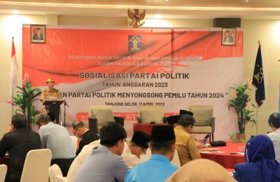 Sosialisasi Partai Politik Tahun 2023. (Ist)