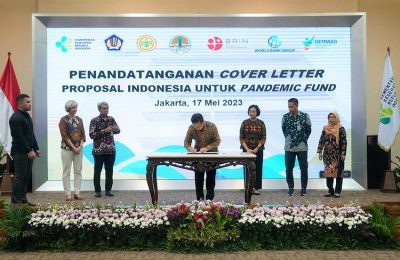 Indonesia dan World Bank telah menandatangani Cover Letter proposal Indonesia untuk dana pandemi. (Ist)