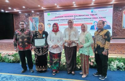 Sujianti berhasil meraih Gender Champion Bidang Pertanian dari Kabupaten PPU. (Ist)