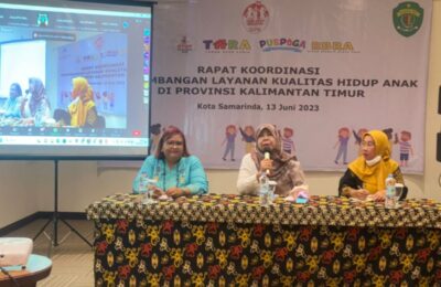 Rapat Koordinasi Pengembangan Layanan Kualitas Hidup Anak di Provinsi Kalimantan Timur. (Ist)