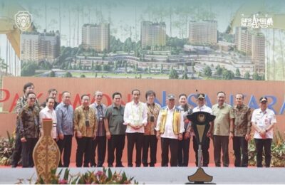 Presiden Jokowi Resmikan Proyek Superblok Pakuwon di IKN. (Ist)