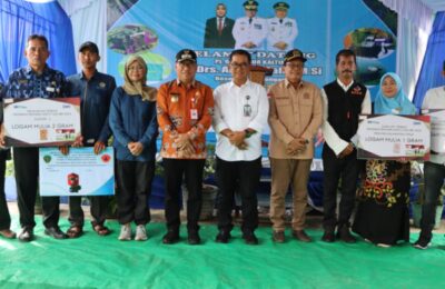 Penyerahan Alistan di Kecamatan Babulu. (Ist)