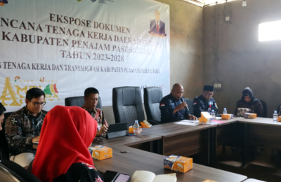 Ekspose Dokumen Rencana Tenaga Kerja Daerah. (Ist)