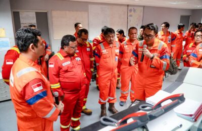 Pemantauan kegiatanlifting ke Wilayah Kerja (WK) Mahakam. (Ist)