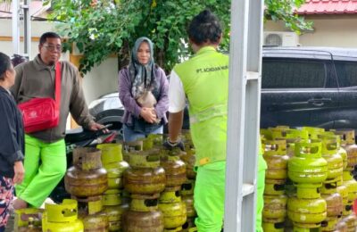 Pangkalan Gas Elpiji 3 Kilogram. (Ist)