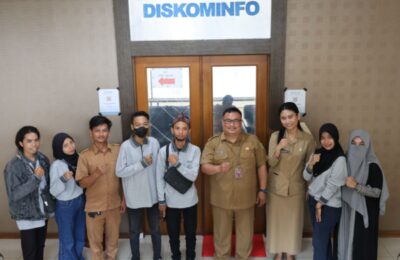 Terima Kunjungan KIM Desa Sumber Sari. (Ist)
