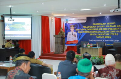 Bimtek Pelaporan Situasi Harian Daerah Bagi Tim Kewaspadaan Dini Pemerintah Daerah. (Ist)