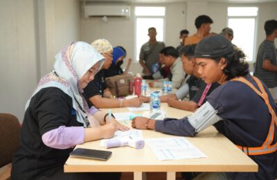 Otorita IKN mengadakan imunisasi COVID-19. (Ist)