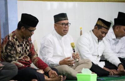 Pj Bupati PPU, Makmur Marbun melakukan Safari Ramadhan di Kelurahan Pemaluan. (Ist)