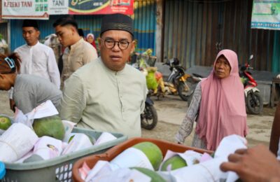 Pastikan Kebutuhan Pokok di Bulan Ramadhan Stabil, Pj Bupati PPU Tinjau Pasar Petung. (Ist)