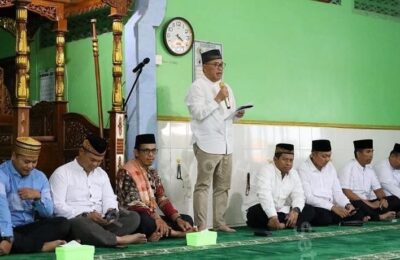 Makmur Marbun Hadiri Safari Ramadhan di Kelurahan Pemaluan. (Ist)