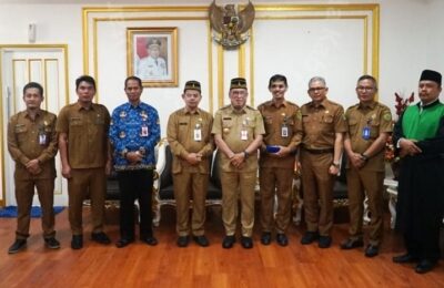 Makmur Marbun Lantik Saidin Sebagai Kadinsos Kabupaten PPU. (Ist)