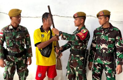 Warga serahkan senjata api rakitan. (Ist)